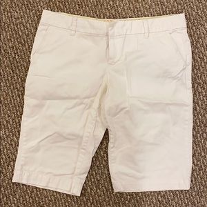 White Bermuda shorts
